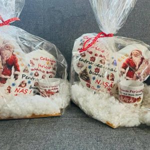 Set cană + pernă Naș/Nașă